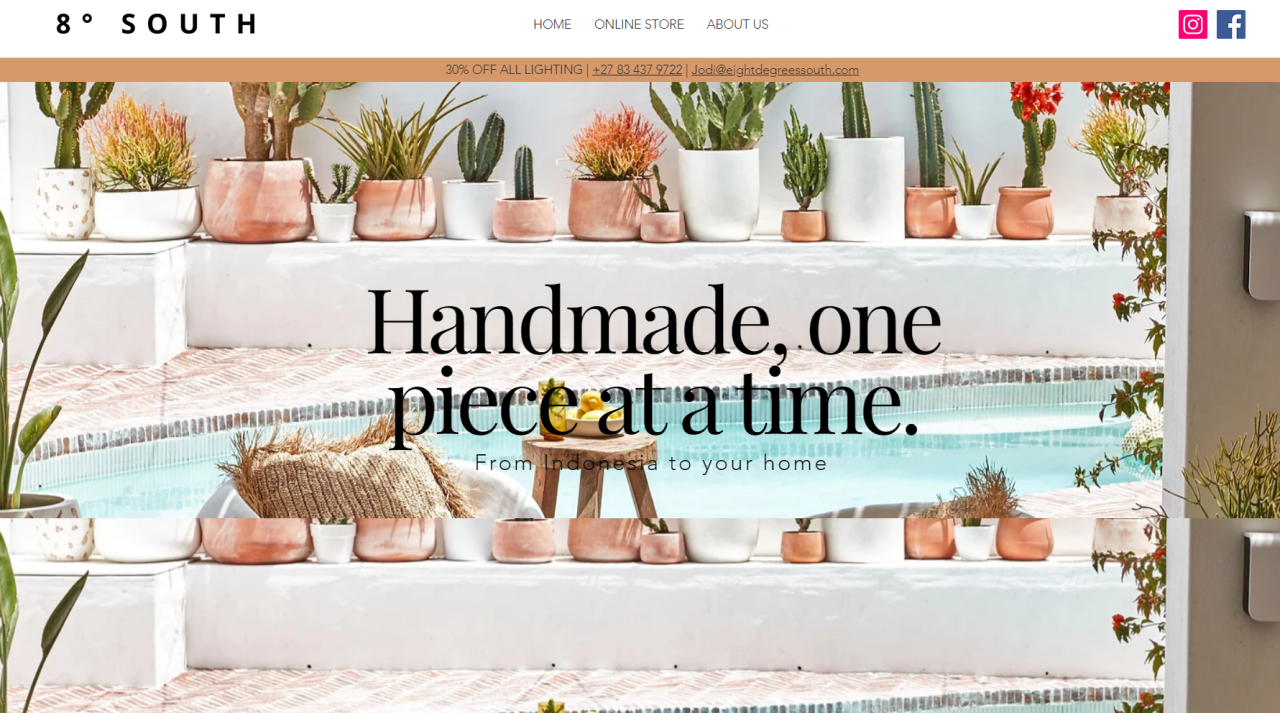 Indonesian handmade decorative furniture online store
