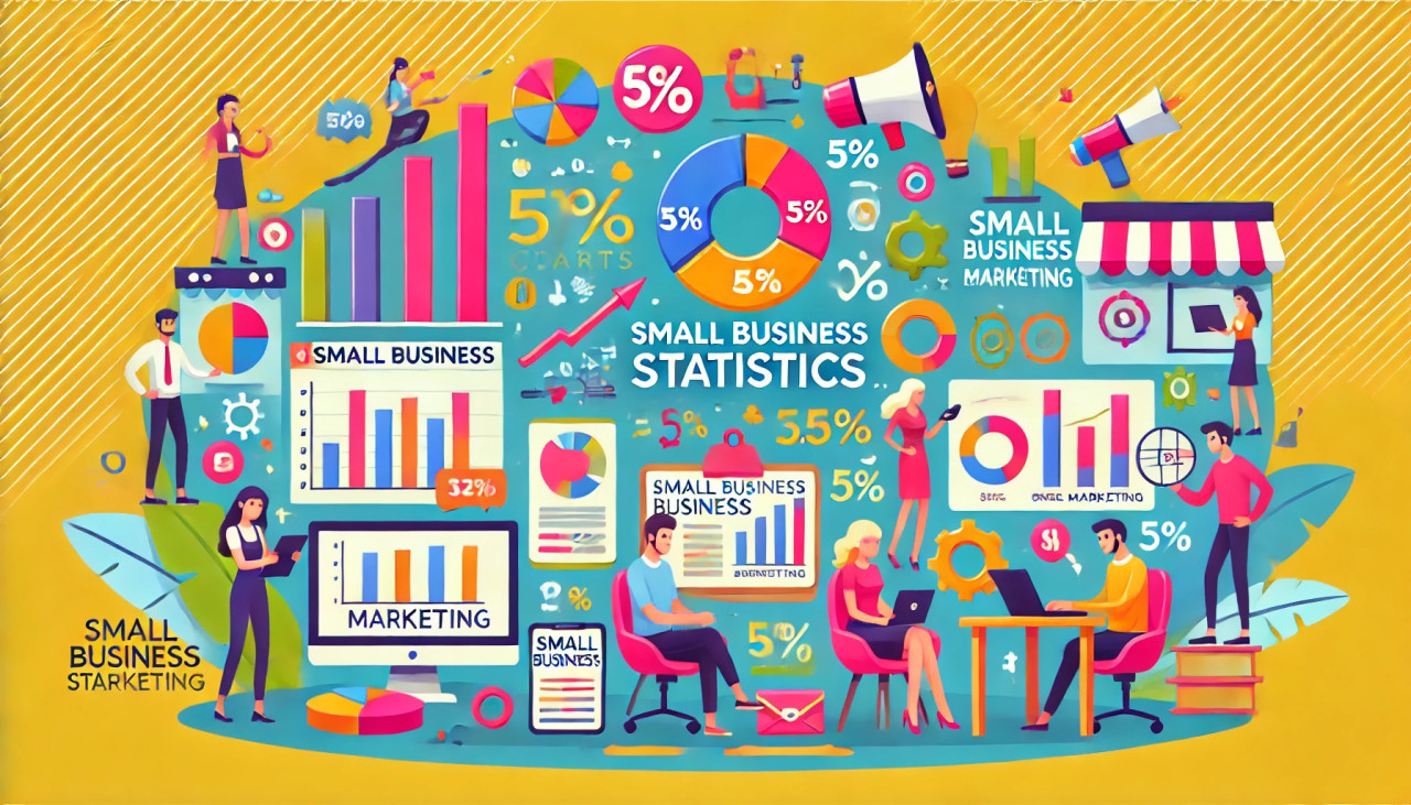 DALL.E-2024-09-30-13.03.09---A-fun-and-engaging-cartoon-style-image-representing-small-business-statistics-for-a-blog-post.-The-image-should-include-key-elements-such-as-bar-chart