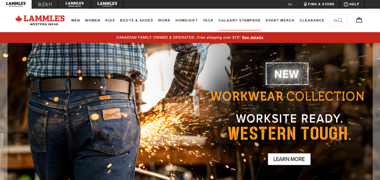 Optimonk: Lammle's Western Wear 23.5% more sales with web store